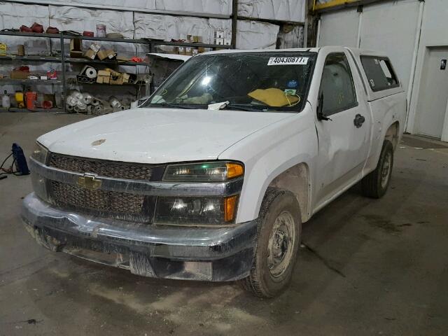 1GCCS148168246501 - 2006 CHEVROLET COLORADO WHITE photo 2