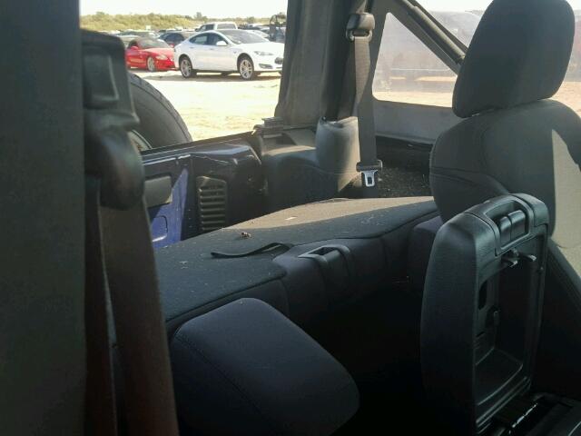 1C4AJWAG0DL520140 - 2013 JEEP WRANGLER S BLUE photo 6