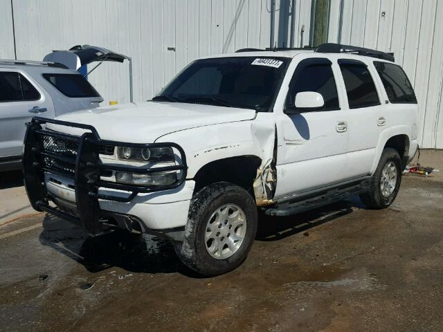 1GNEK13Z52R149378 - 2002 CHEVROLET TAHOE WHITE photo 2