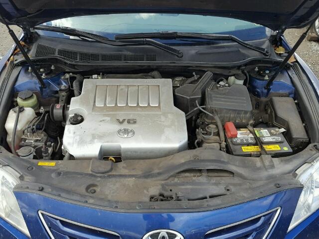 4T1BK46KX7U032195 - 2007 TOYOTA CAMRY NEW BLUE photo 7