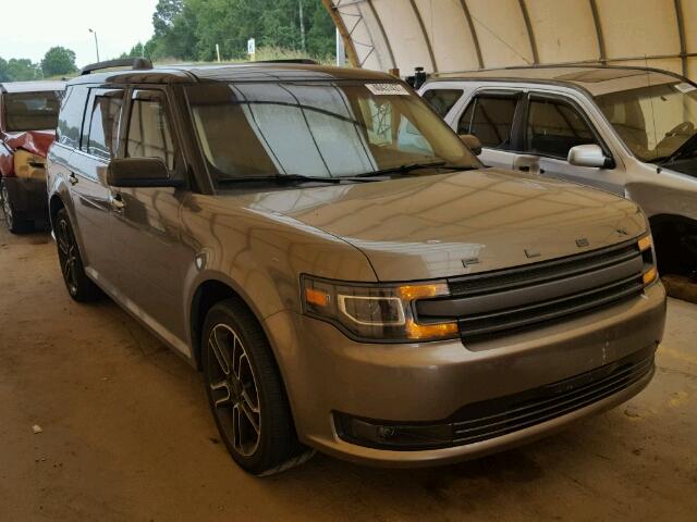 2FMGK5D86DBD27959 - 2013 FORD FLEX LIMIT GRAY photo 1