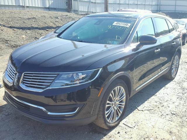 2LMPJ8LR8HBL18141 - 2017 LINCOLN MKX RESERV BLACK photo 2