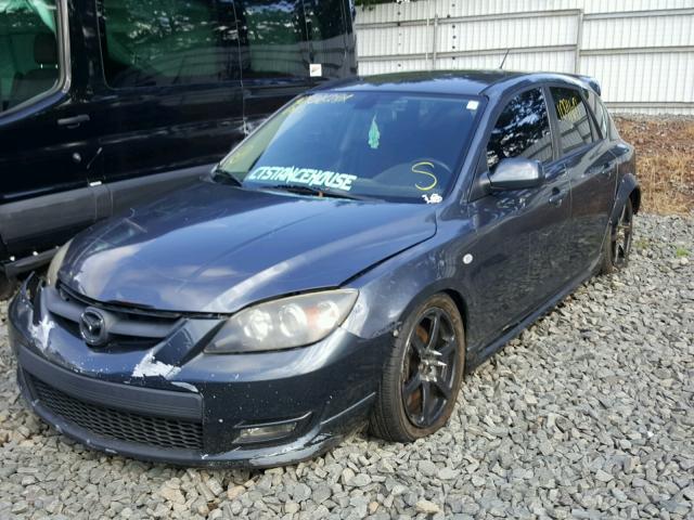 JM1BK34L581118950 - 2008 MAZDA SPEED 3 GREEN photo 2