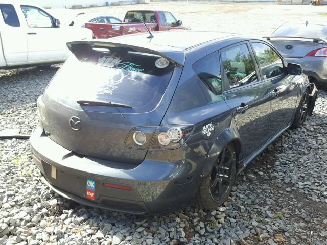 JM1BK34L581118950 - 2008 MAZDA SPEED 3 GREEN photo 4