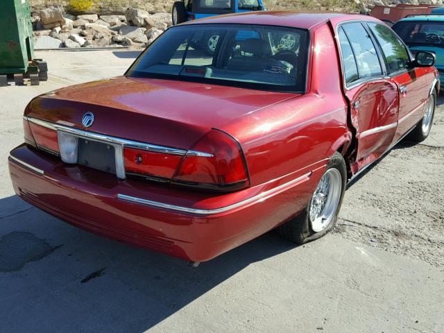 2MEFM75W0XX713429 - 1999 MERCURY GRAND MARQ RED photo 4