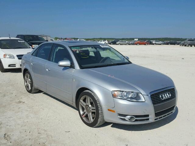 WAUAF78E57A268202 - 2007 AUDI A4 2 SILVER photo 1