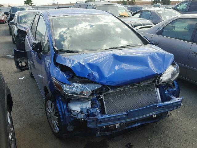 JHMGK5H5XHS017067 - 2017 HONDA FIT LX أزرق صورة 1