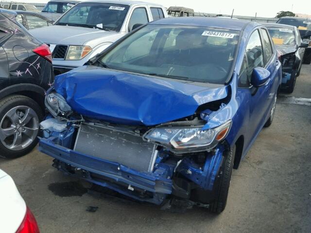 JHMGK5H5XHS017067 - 2017 HONDA FIT LX أزرق صورة 2