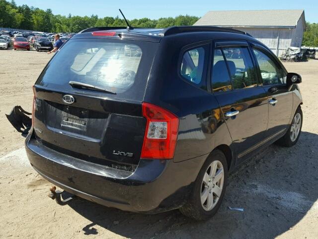 KNAFG526X87158575 - 2008 KIA RONDO LX BLUE photo 4