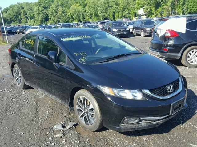 19XFB2F97DE010415 - 2013 HONDA CIVIC EXL 黑色 照片 1