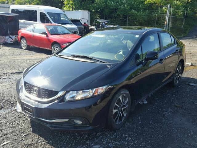 19XFB2F97DE010415 - 2013 HONDA CIVIC EXL 黑色 照片 2