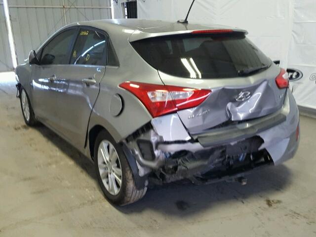 KMHD35LH2EU177684 - 2014 HYUNDAI ELANTRA GT GRAY photo 3