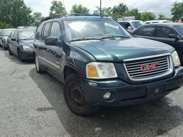 1GKET16S666117815 - 2006 GMC ENVOY XL GREEN photo 1