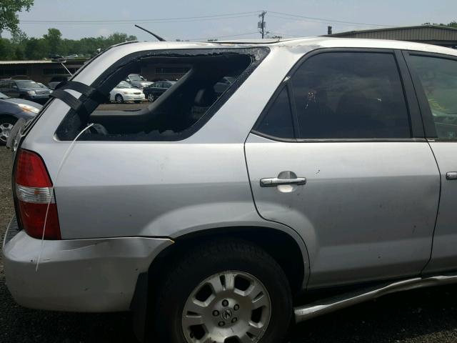 2HNYD18201H517955 - 2001 ACURA MDX SILVER photo 9