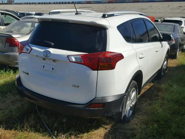 JTMWFREV9EJ009072 - 2014 TOYOTA RAV4 WHITE photo 4