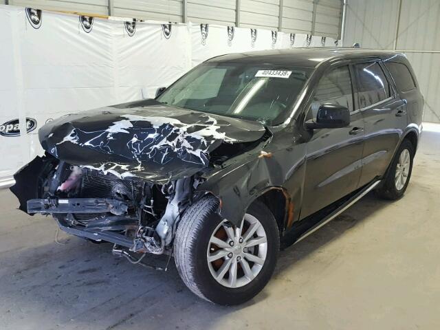 1C4RDHAG6EC560391 - 2014 DODGE DURANGO SX BLACK photo 2