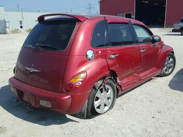 3C8FY68B52T388679 - 2002 CHRYSLER PT CRUISER BURGUNDY photo 4