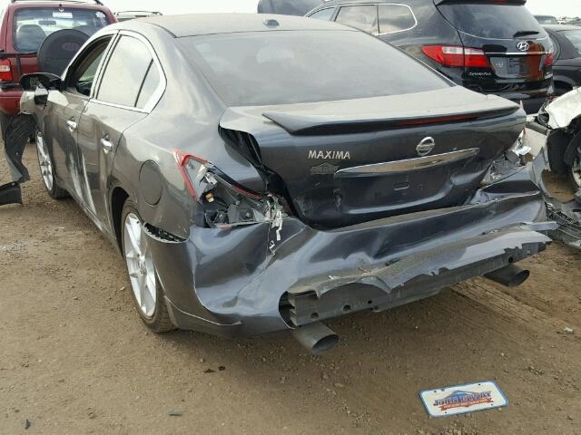 1N4AA5AP3AC842489 - 2010 NISSAN MAXIMA S GRAY photo 3