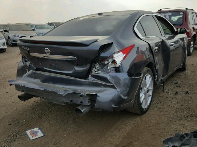 1N4AA5AP3AC842489 - 2010 NISSAN MAXIMA S GRAY photo 4