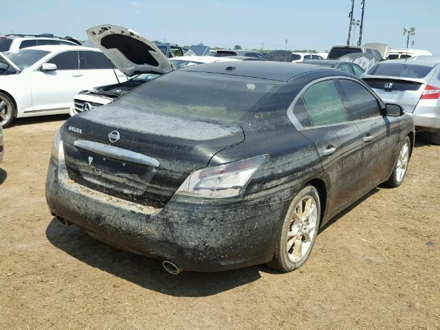 1N4AA5AP0CC863450 - 2012 NISSAN MAXIMA BLACK photo 4