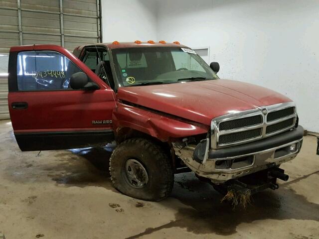 1B7KF2363XJ531331 - 1999 DODGE RAM 2500 RED photo 1