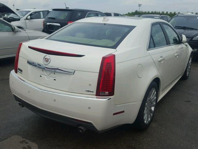 1G6DP5EV2A0104671 - 2010 CADILLAC CTS WHITE photo 4