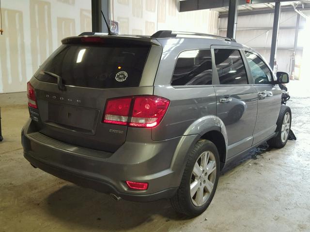 3C4PDCDG2CT231503 - 2012 DODGE JOURNEY CR GRAY photo 4