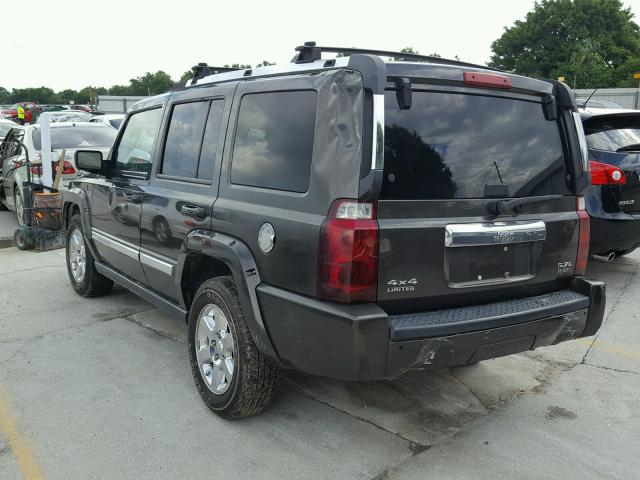 1J8HG58286C285872 - 2006 JEEP COMMANDER GRAY photo 3