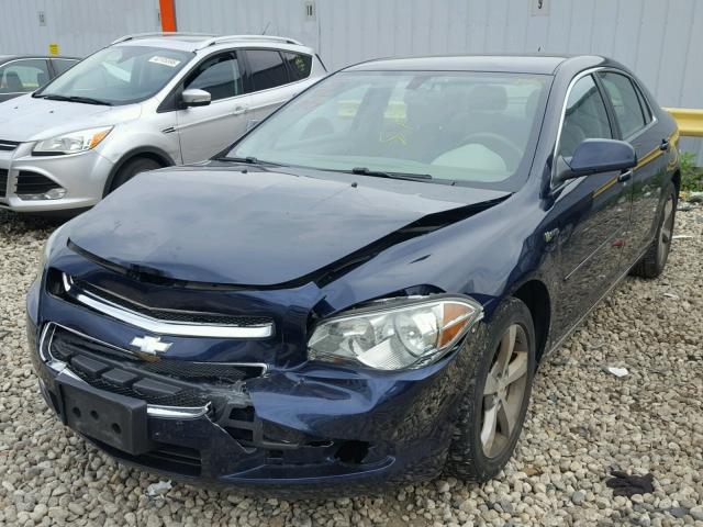 1G1ZF57529F195591 - 2009 CHEVROLET MALIBU HYB BLUE photo 2