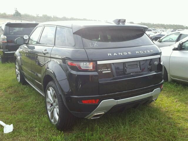 SALVE2BGXGH144463 - 2016 LAND ROVER RANGE ROVE BLACK photo 3