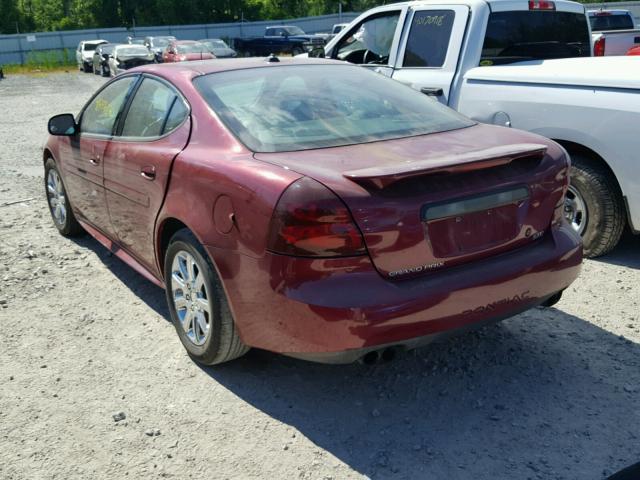 2G2WR524741131423 - 2004 PONTIAC GRAND PRIX RED photo 3