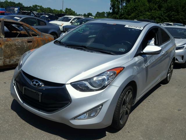 KMHDH6AE8DU006601 - 2013 HYUNDAI ELANTRA CO SILVER photo 2