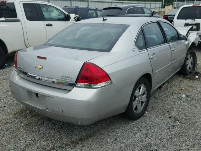 2G1WT58K079124119 - 2007 CHEVROLET IMPALA GRAY photo 4