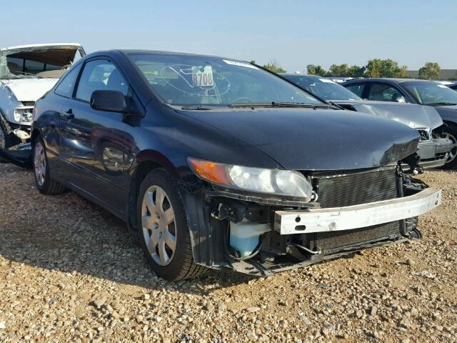 2HGFG12647H528063 - 2007 HONDA CIVIC LX BLACK photo 1