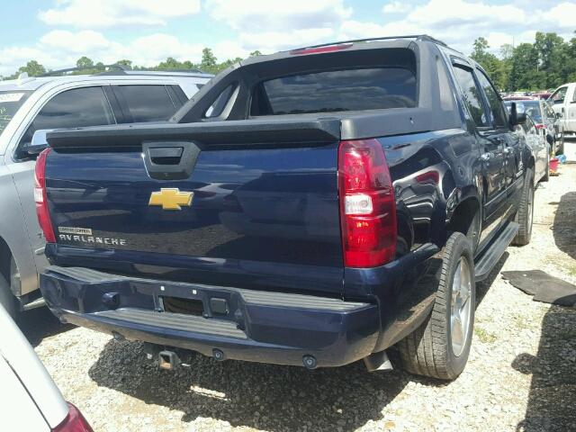 3GNMCFE06CG211618 - 2012 CHEVROLET AVALANCHE BLUE photo 4