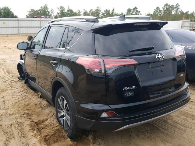 2T3WFREV1JW447936 - 2018 TOYOTA RAV4 ADVEN BLACK photo 3