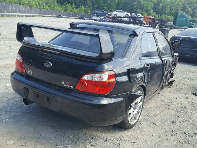 JF1GD76647L519204 - 2007 SUBARU IMPREZA WR BLACK photo 4