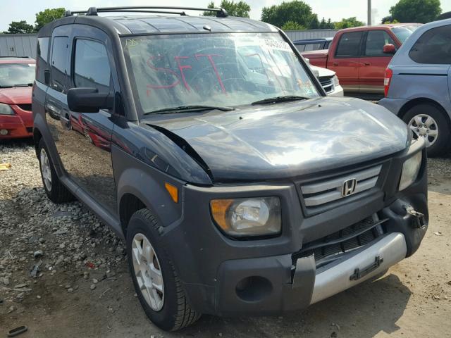 5J6YH28398L016367 - 2008 HONDA ELEMENT LX BLACK photo 1