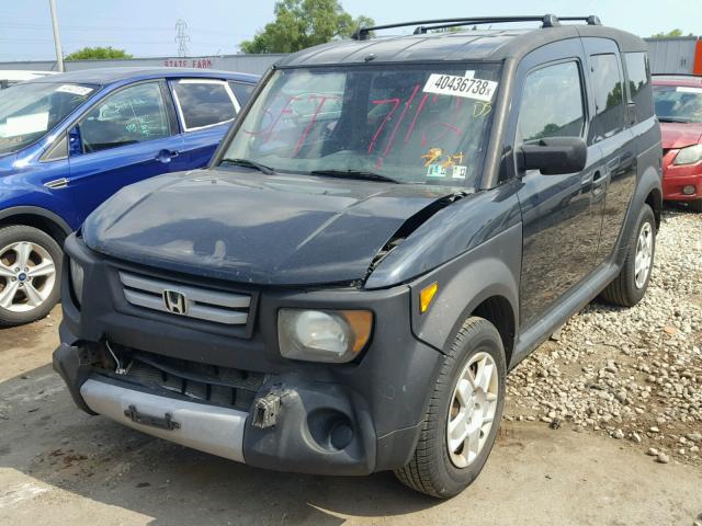 5J6YH28398L016367 - 2008 HONDA ELEMENT LX BLACK photo 2