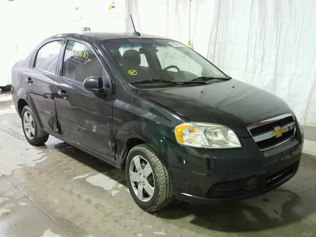 KL1TD5DE4AB135533 - 2010 CHEVROLET AVEO LS BLACK photo 1
