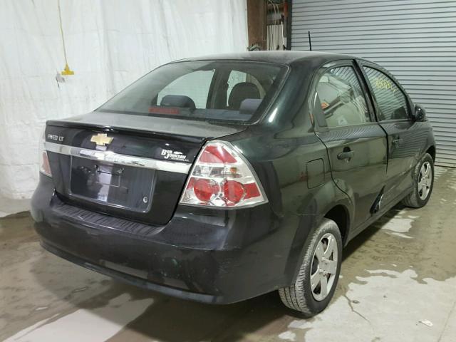 KL1TD5DE4AB135533 - 2010 CHEVROLET AVEO LS BLACK photo 4