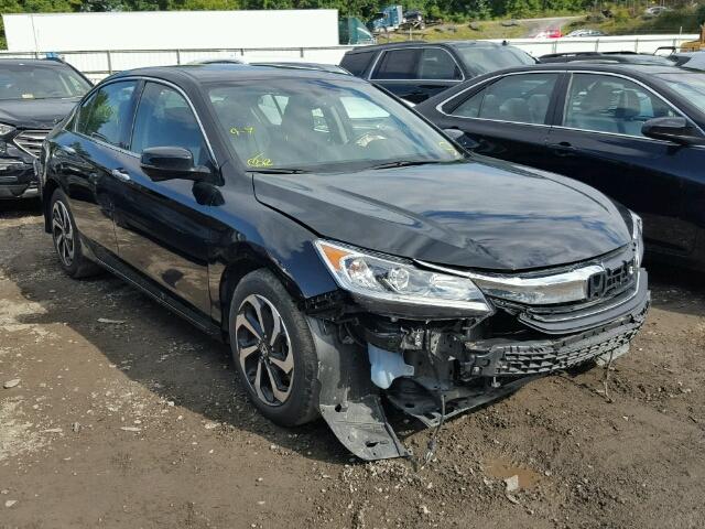 1HGCR3F83HA002334 - 2017 HONDA ACCORD BLACK photo 1