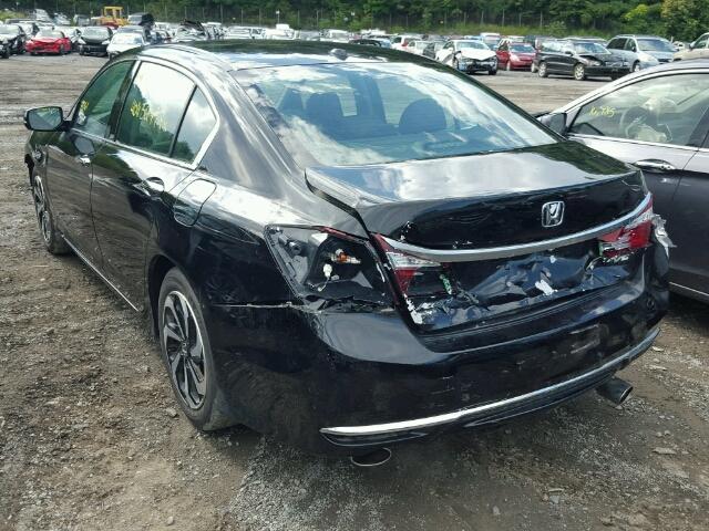 1HGCR3F83HA002334 - 2017 HONDA ACCORD BLACK photo 3