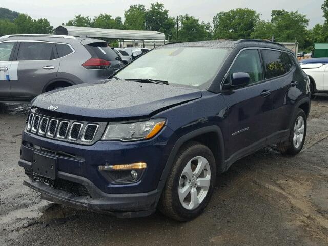 3C4NJDBB4JT114905 - 2018 JEEP COMPASS LA 蓝色 照片 2