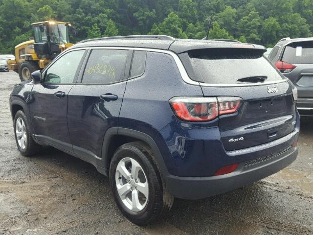 3C4NJDBB4JT114905 - 2018 JEEP COMPASS LA 蓝色 照片 3