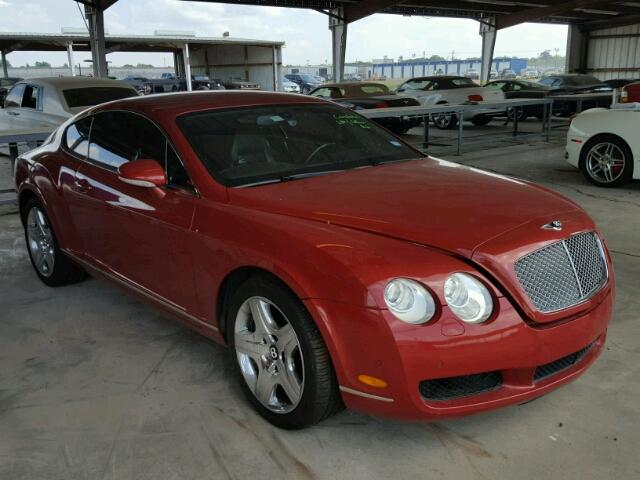 SCBCR63W95C024201 - 2005 BENTLEY CONTINENTA MAROON photo 1