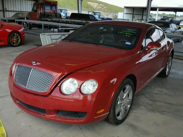 SCBCR63W95C024201 - 2005 BENTLEY CONTINENTA MAROON photo 2