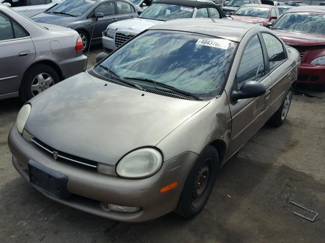 1P3ES46C7YD501173 - 2000 PLYMOUTH NEON BASE 棕色 照片 2