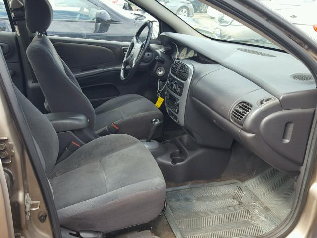 1P3ES46C7YD501173 - 2000 PLYMOUTH NEON BASE 棕色 照片 5