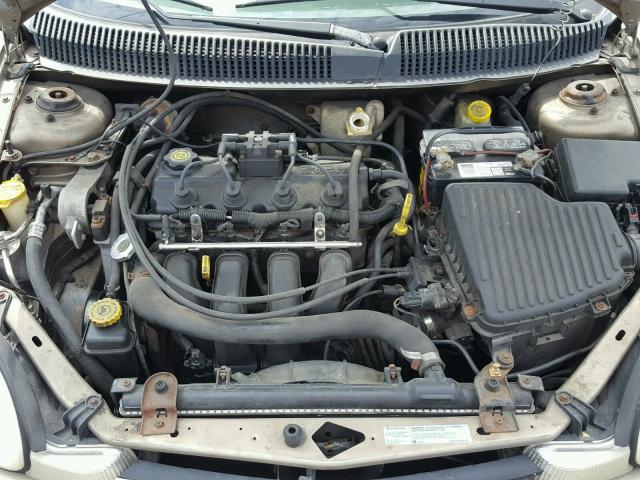 1P3ES46C7YD501173 - 2000 PLYMOUTH NEON BASE 棕色 照片 7